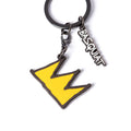 Basquiat Yellow crown Keychain
