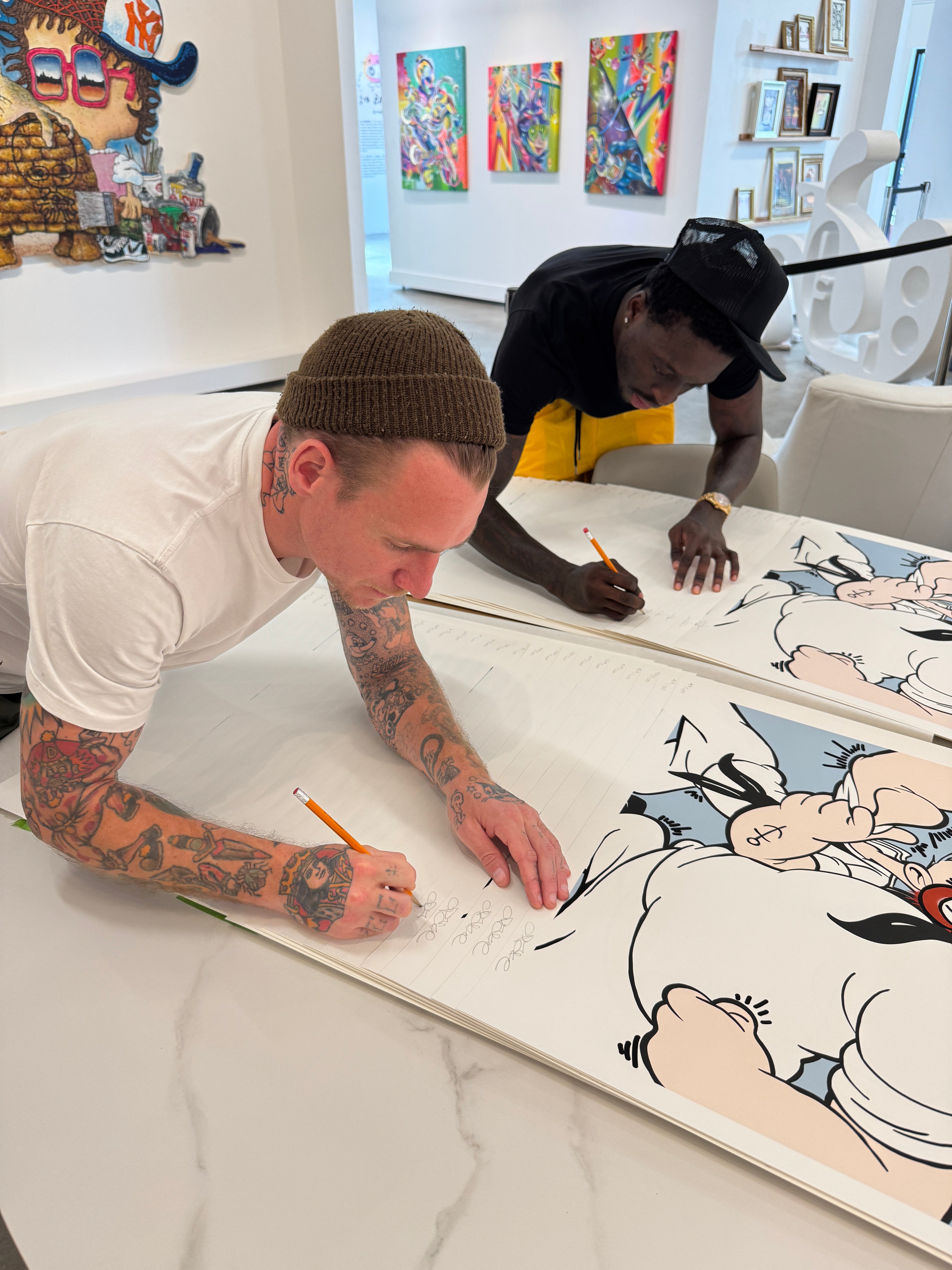 Limited Edition Signed Slawn & Opake Print Popeye