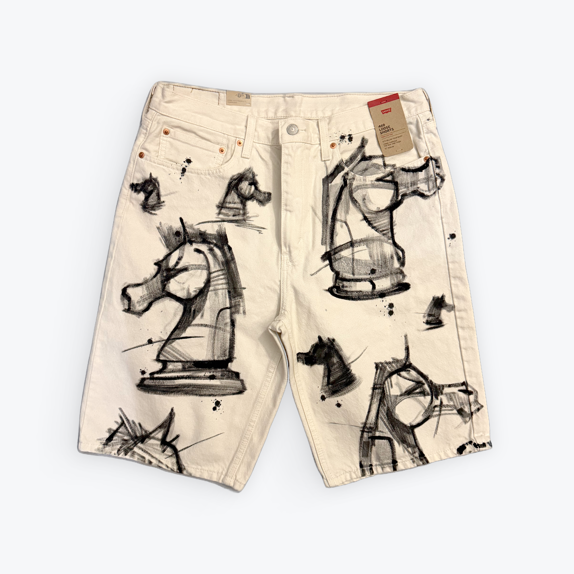 Abstrk x Levi's Denim Shorts Size 34