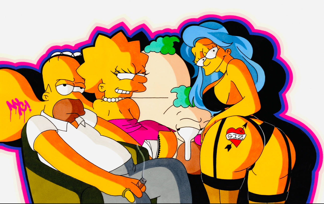 GIZ Original Drawings - HOMER SOPRANO 11x17"