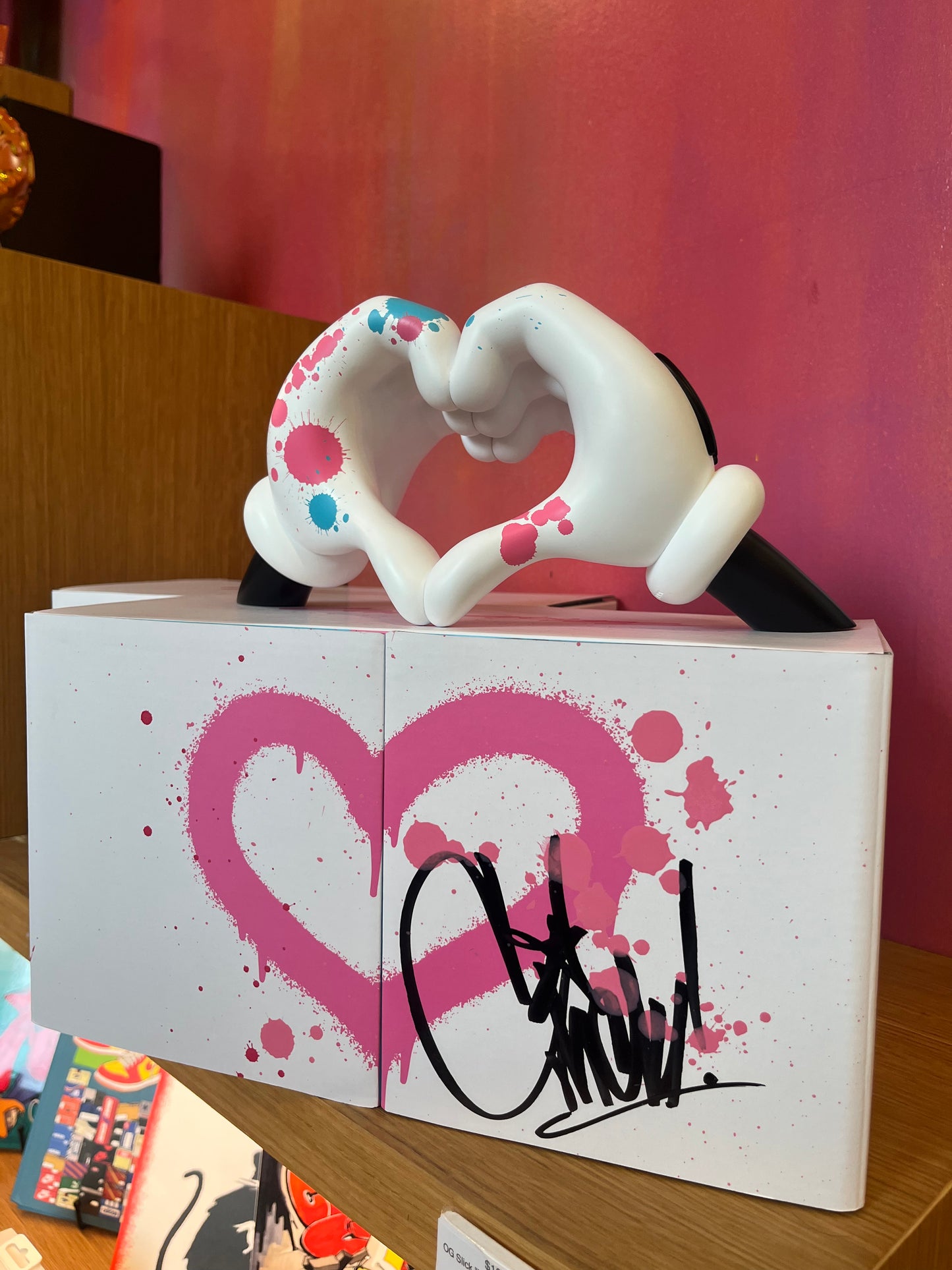 OG Slick "Love Gloves" Collectible Signed and hand embellished!