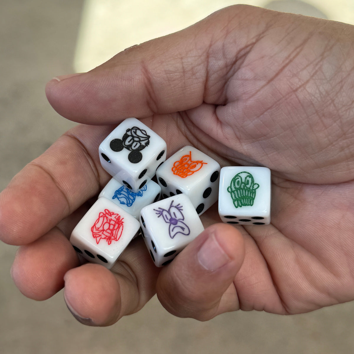 Slawn & Opake 6 Dice set