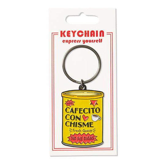 Cafe Con Chisme Keychain