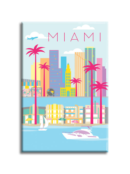 Miami Skyline Magnet