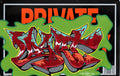 Part One Original Painted Aluminum Sheets - Part One, 5 of 12, 14 x 9"