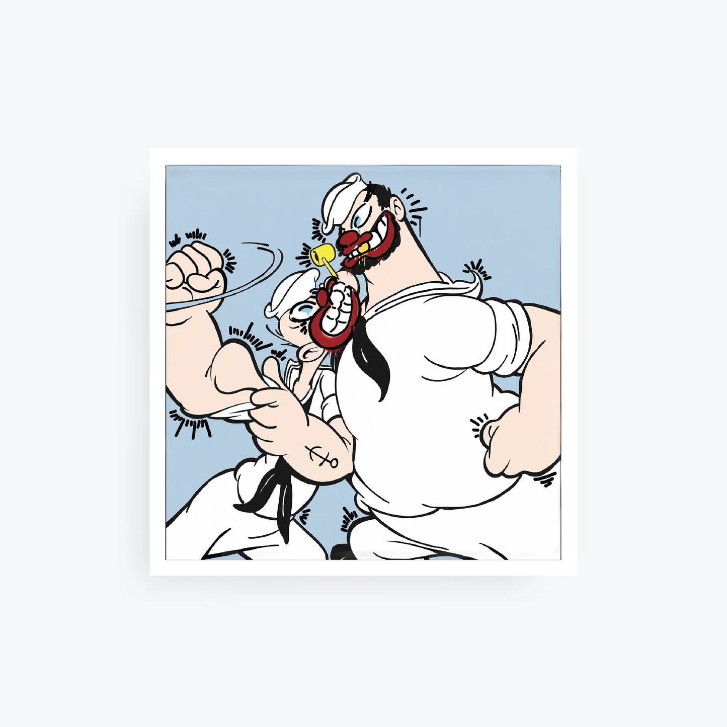 Limited Edition Signed Slawn & Opake Print Popeye