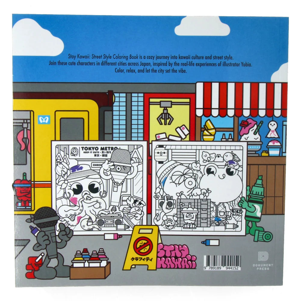 Stay Kawaii: Street Style Coloring Book
