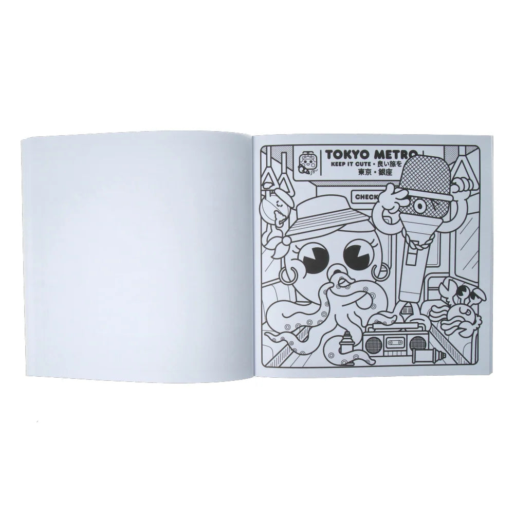 Stay Kawaii: Street Style Coloring Book