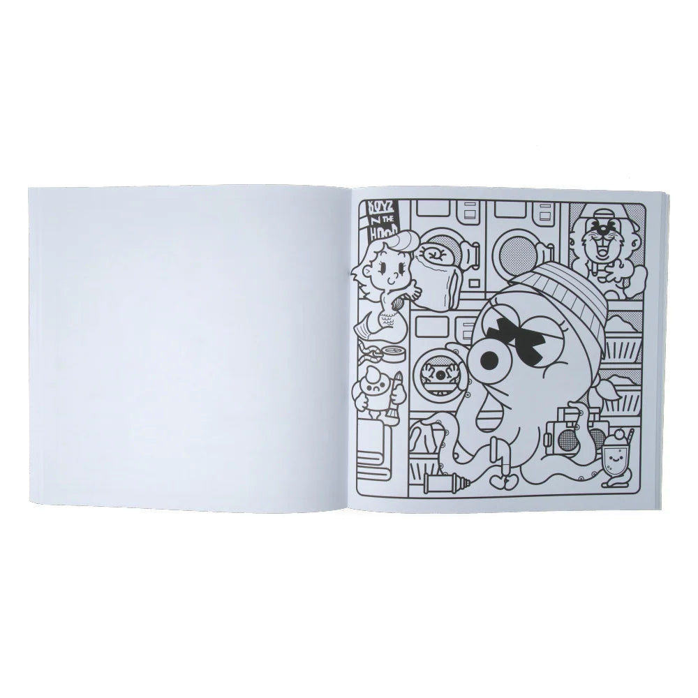 Stay Kawaii: Street Style Coloring Book
