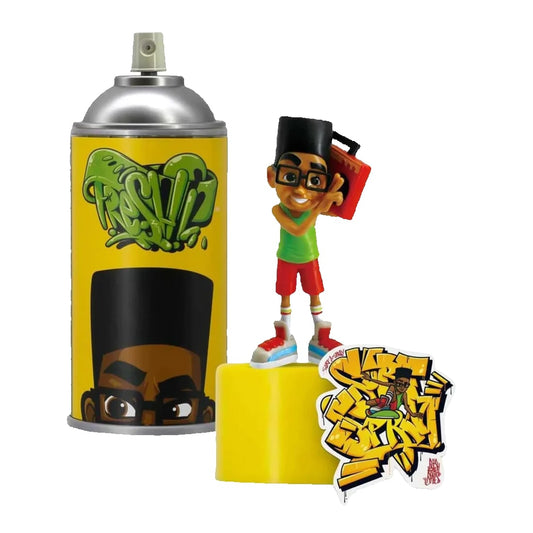 Yellow Subway Surfers Spray Can Figure With Boombox