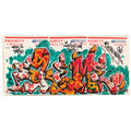 Skeme Slap Postal Sticker 3 Panel "Untitled 8"