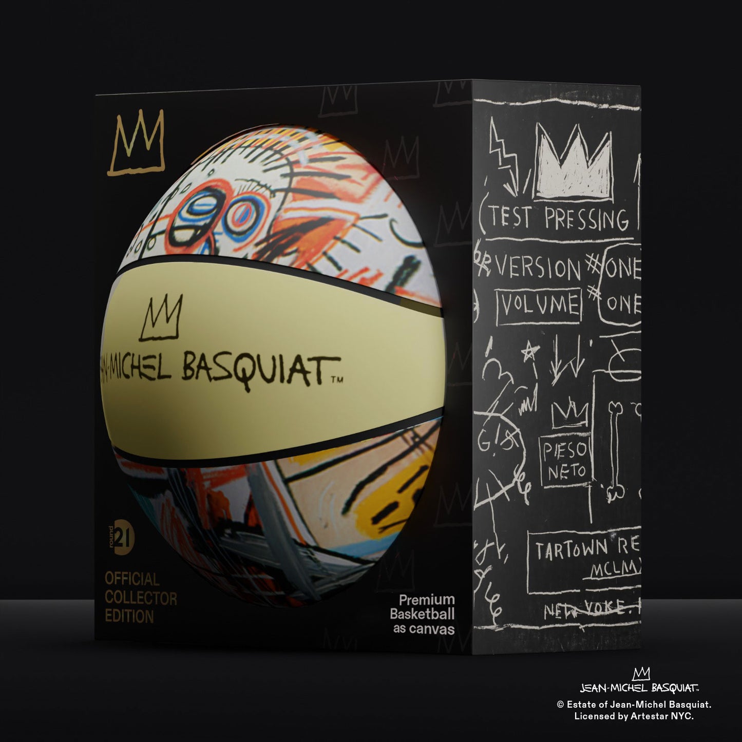 Jean-Micheal Basquiat  "Phillisteins" Basketball