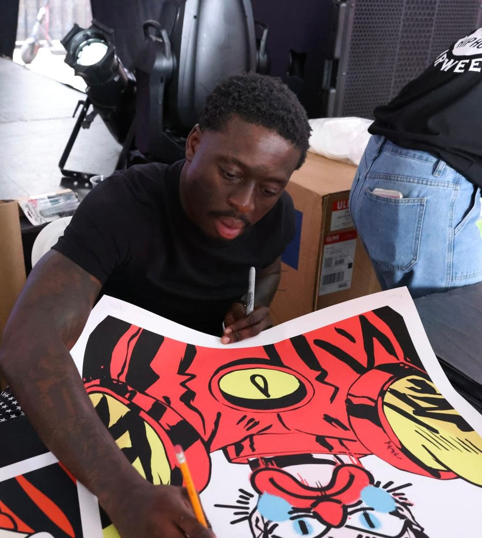 Limited Edition Signed Slawn & Opake Print "Iron Man"
