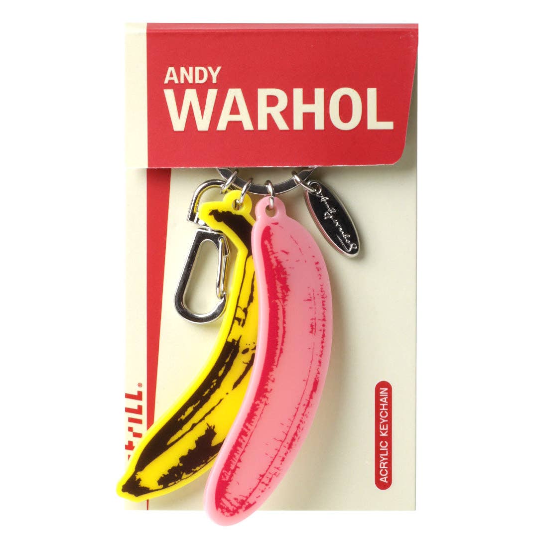 Andy Warhol "Bananas" Acrylic Keychain