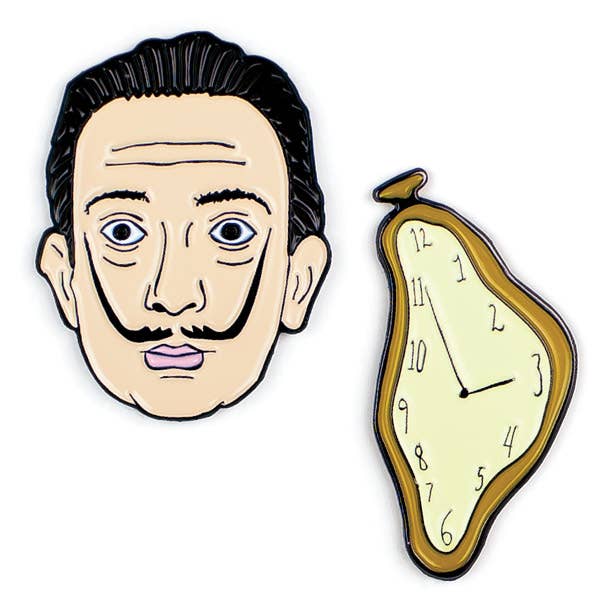Dalí & Watch Pin Set