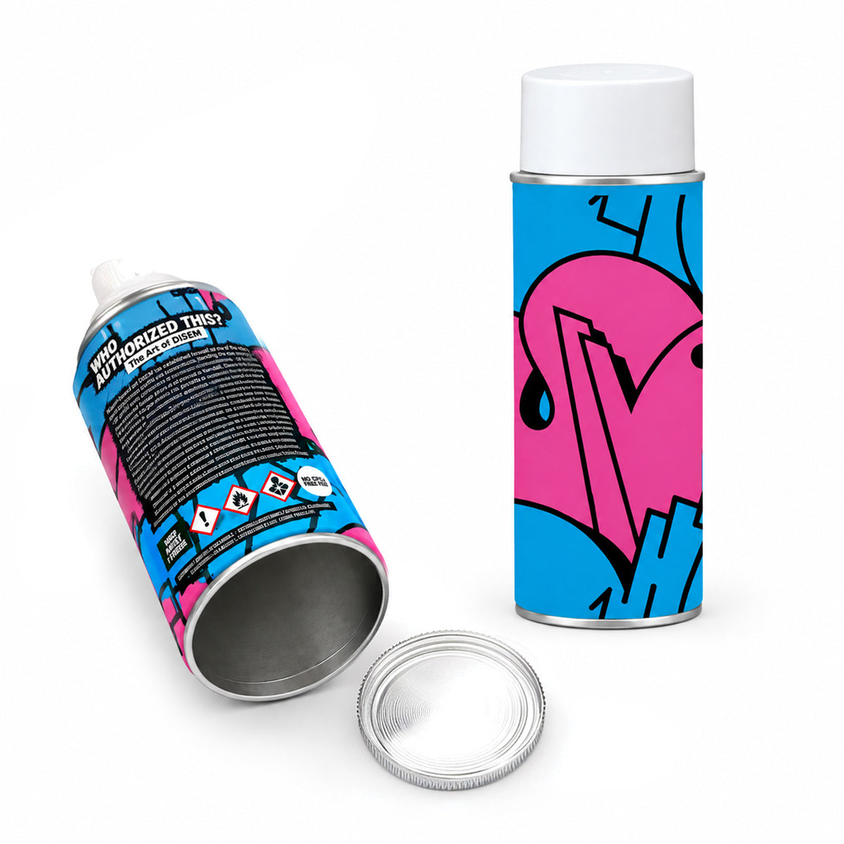 DISEM “Who Authorized This?” Spray Stash Can