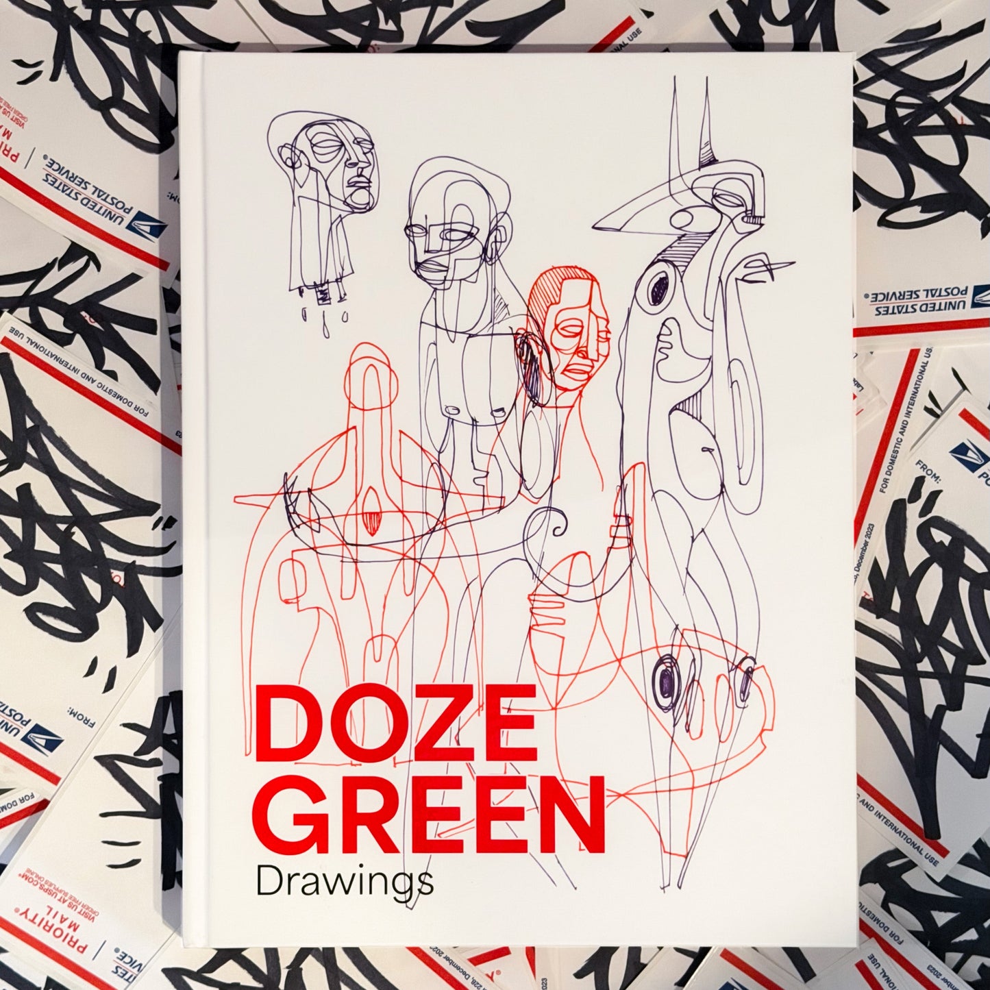 Doze Green: Drawings Hardcover book