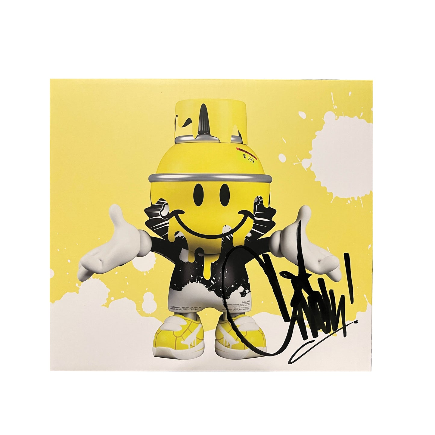 OG SLICK  "Happy Yellow" - Signed Box