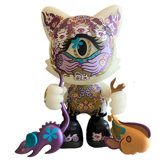 Ailurophile Glow SuperJanky 8" by Junko Mizuno
