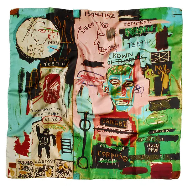 Basquiat Scarf - In Italian