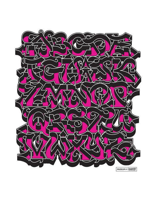 Graffiti Alphabet Poster