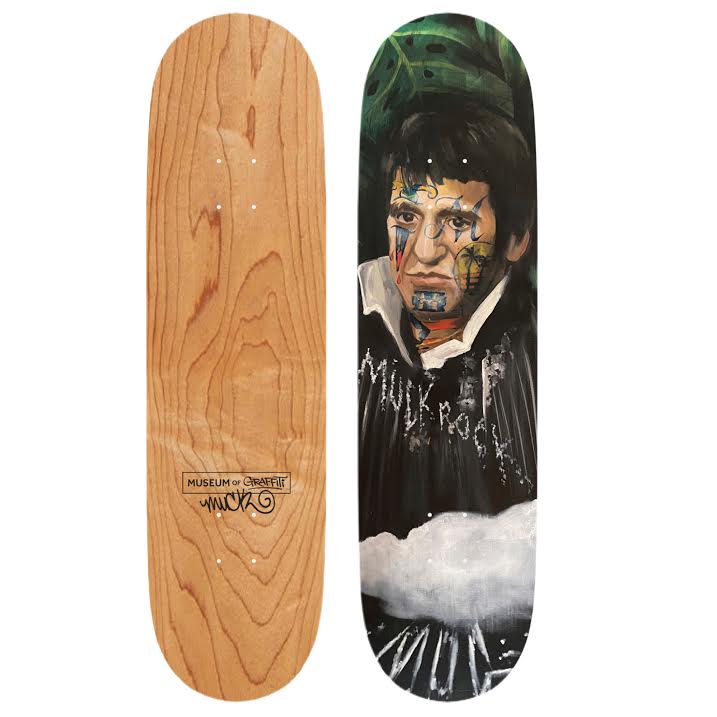 Scarface' Skate Deck by Jules Muck