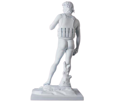 SUICIDE MAN BANKSY バンクシー スーサイドマン SYNC Suicide Man Sculpture by Banksy: Medicom Toy x Sync