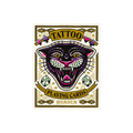 tattoo playing cards deck of 54